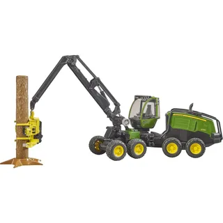 Bruder John Deere 1270G Harvester mit Baumstamm