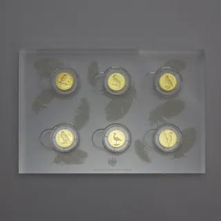 Goldmünzen 6 x 20 Euro "Heimische Vögel" 2016-2021 Set – 6-teilig (Deutschland)
