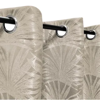 Atout Ciel Ösenvorhang, 140 x 240 cm, Beige