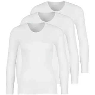 SCHÖLLER Baumwolle Shirt 3er Pack - 44 | Weiss (SC-0060)