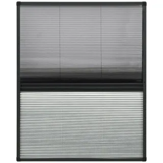 vidaXL Insektenschutz-Plissee 60 x 80 cm Anthrazit