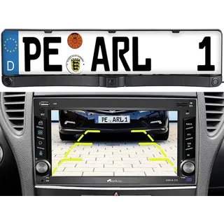 Lescars Rückfahrkamera Nummernschildhalter