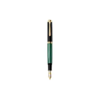 Pelikan Souverän M1000 Kolbenfüller schwarz/grün/gold M (mittel)