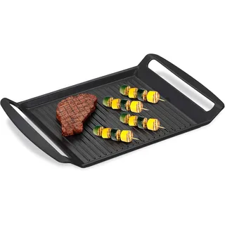 Relaxdays Grillplatte 23 x 26 cm