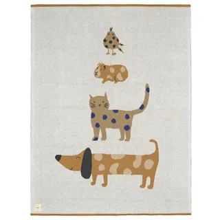 LÄSSIG Kinderbettdecke Babydecke Little Mateys royal blue