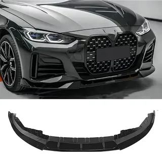 PEJLHK Auto-Frontspoiler, Frontspoilerlippe für BMW 4 Series G26 420i 430i i4 M50 2021-2024, ABS-Material