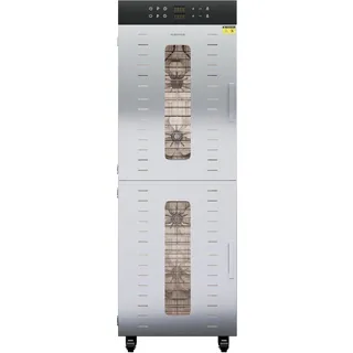 Klarstein Master Jerky 500 Vertical Dörrautomat mit 3.000 W zwei Dörrkammern Temperaturbereich 30 - 90 °C