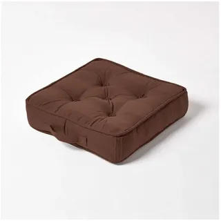 Homescapes Bodenkissen Sitzkissen Stuhlkissen Rajput braun braun