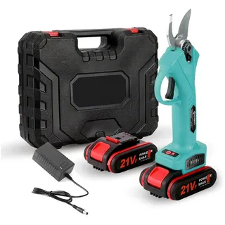 GARRYFIZH Akku-Astschere Bürstenloser Motor 21V Elektrische Gartenschere, (Gartenschere), Akku Grtenschere Mit Aufbewahrungsbox blau