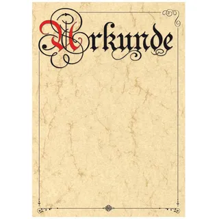 50 Stück Urkunde Urkundenpapier 160g Papier A4 Qualitätsdruck auf Elefantenhaut zum selbst bedrucken