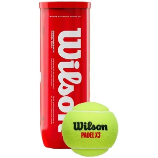 Wilson X3 Padelbälle 3er Gelb