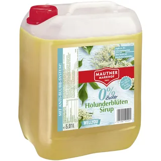 Mautner Markhof Sirup 0% Zucker Mautner Markhof 5l Kanister 2 Varianten/ Stückzahl
