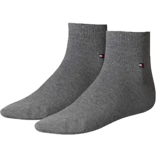 Tommy Hilfiger TH MEN QUARTER 2P Socken 2er Pack Grau 39-42