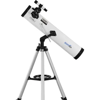 Zoomion Stardust 76/700 AZ Spiegelteleskop Reflektor Teleskop Set für Einsteiger