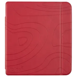 tolino vision Slimfit Dark Red Texture / eReader & Zubehör