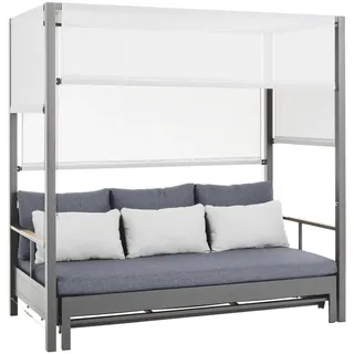 Dehner Daybed Hollywood Sonneninsel schwarz/grau