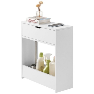 SoBuy BZR48-W Nischenregal Badregal Badezimmerschrank Badschrank Kommode