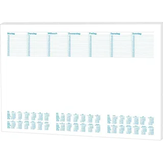 RNK Papier Notiz-Schreibtischunterlage / Größe: 48x33cm / 30 Blatt