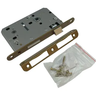 Einsteckschloss Türschloss rechts-links Badezimmer 72/60mm DV-6375-ZA-WC-P