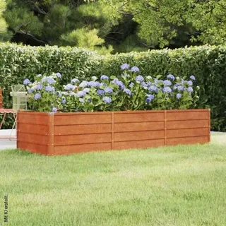 vidaXL Hochbeet Rostig 240 x 80 x 45 cm Cortenstahl 		