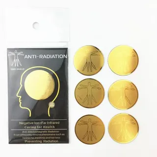 Strahlenschutz Handy Aufkleber Strahlung Abschirmung Strahlung Aufkleber Schutz Neutralisierer Strahlenblocker EMF Blocker Geräte Strahlenschutz für Handy, Laptop(6er Pack)