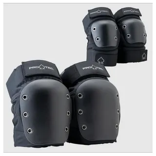 Pro-Tec Street Knee/Elbow Pad Set Open Back Black | schwarz