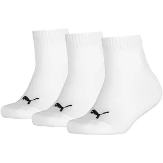 PUMA Children unisex Kids Plain Quarter Socken (3er Pack) - 34