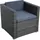 Loungesessel anthrazit/grau