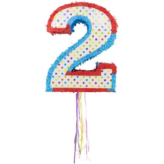 Folat 60942 Piñata * ZAHL 2 * für den 2. Kindergeburtstag