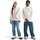 TEEN GLACIER 1/4 ZIP PULLOVER Weiß L