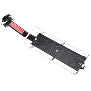 Fahrradträger Gepäckträger aus Aluminiumlegierung mit leichtem reflektierendem Plattenbefestigungsseil Fahrradsitz