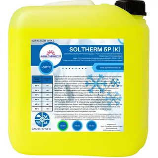Solarflüssigkeit Flach- u. Röhrenkollektor 10 l gelb Konzentrat bis -58° C