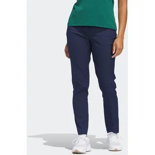 adidas Golfhose ADIDAS PERFORMANCE "ULTIMATE365 TWISTWEAVE FIVE-POCKET", Damen, Gr. 38, K-Gr, blau (conavy k, gr, kurz, gr.), Obermaterial: 100% Polyester, Hosen