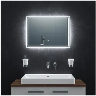 bringer-germany Bringer Badspiegel mit Beleuchtung - BRS107) - 70x50 cm