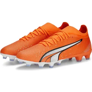 Match FG/AG Herren Ultra Orange-Puma White-Blue Glimmer 44