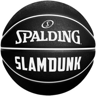 Spalding Basketball - Slam Dunk - Size 5 - Black - Outdoor - Rubber