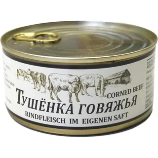 Corned Beef Rindfleisch im eigenen Saft "Tuschonka" 325g