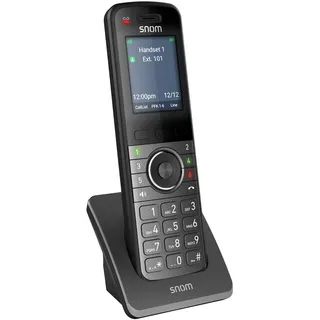 Snom M55 DECT Mobilteil Ladeschale, 2,4 Farbdisplay, Schnurlos, OTA Updates, Desk Innovativ - Schnurloses Erweiterungshandgerät