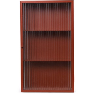 Ferm Living - Haze Wandschrank, Glas / oxide red
