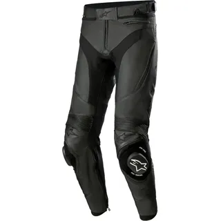 Alpinestars Missile V3 Airflow Motorrad Lederhose, schwarz, Größe 58 für Männer