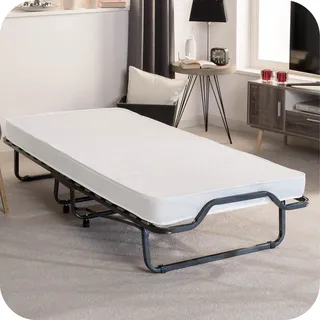 Klappbett Gästebett Bett klappbar Klappmatratze Matratze Liege Faltbett 90x200cm