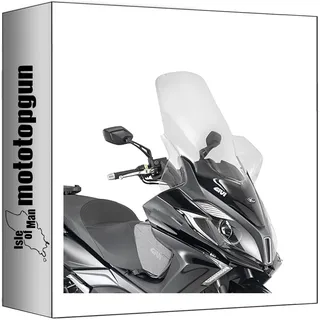 givi windschild transparent d6107st kompatibel mit kymco downtown 350 i abs 2015 2016 2017 2018 2019 2020 2021 2022 2023 2024 mototopgun