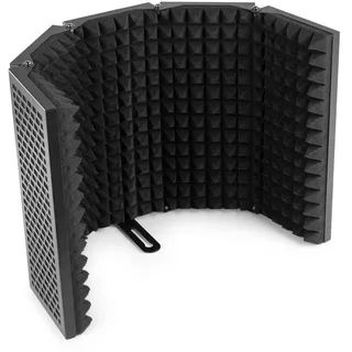 Vonyx MRF30 Mikrofon-Reflexionsfilter - 5 Platten - faltbar