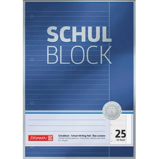 Brunnen Briefblock Premium DIN A4 rautiert Lineatur 25, 1 St.