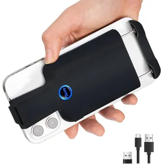 Tera 2D Bluetooth Barcode Scanner Wireless Portable Mini Back Clip 2D QR 1D Bar Code Reader mit Bluetooth Bild Scannen für Android, iOS, Smartphone, Modell 0012