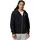 Fleece Kapuzenjacke Schwarz S
