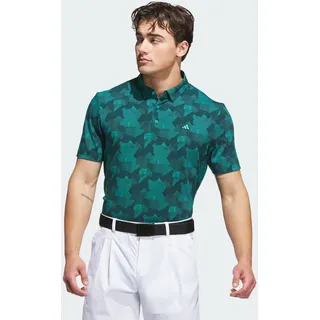 adidas Go-To Printed Poloshirt blau|grün XL