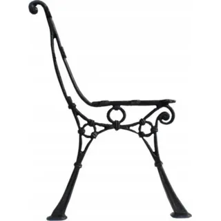 2x Bankbein Sitzbank-Bein Gusseisen Retro Bankkufen Bankgestell Gartenbank SET