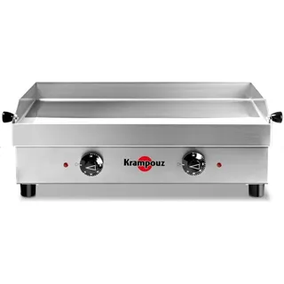 Krampouz 2500-watt-elektrogrillplatte mit 54 x 33 cm großer edelstahlplatte Krampouz Pfsb2aa-kr
