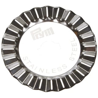 Prym Ersatzklinge für Rollschneider Zacken 45 mm, Edelstahl, Silber